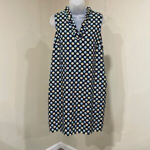 NWOT Crown & Ivy Polka Dot Sleeveless Dress.   Size 10 M medium